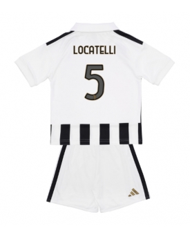 Juventus Manuel Locatelli #5 Maglia Gara Casa Repliche 2026-27 Bambino Maniche Corte Juventus Manuel Locatelli #5 Maglia Gara Casa Repliche 2026-27 Bambino Maniche Corte